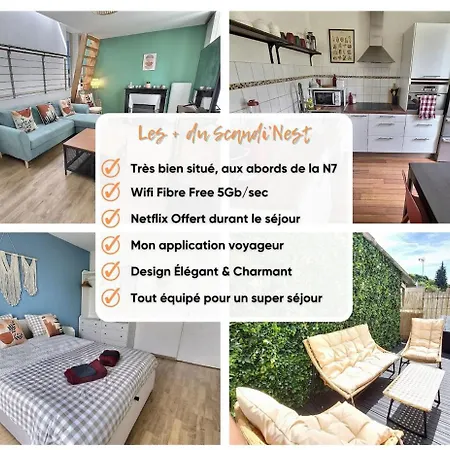 Scandi'nest 2 & Terrace Apartment Corbeil-Essonnes